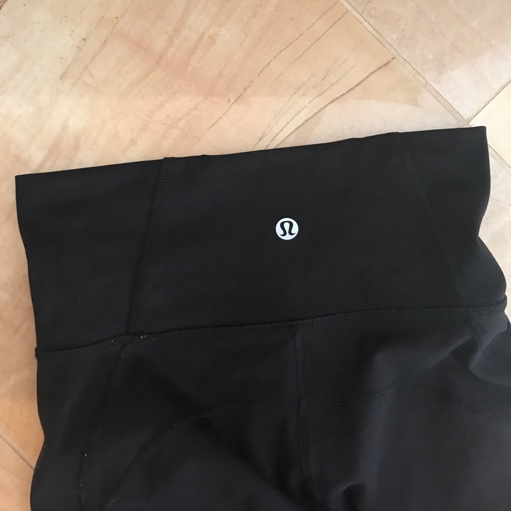 Lululemon Black Mesh Leggings